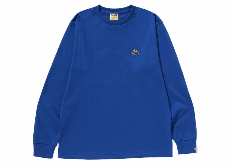 BAPE Bee One Point L/S Tee Blue