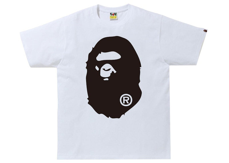 BAPE Bicolor Big Ape Head Tee (FW21/SS22/FW22) White