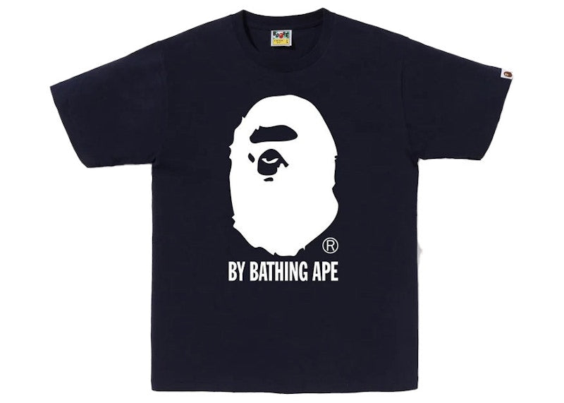 BAPE Bicolor By Bathing Ape Tee Navy