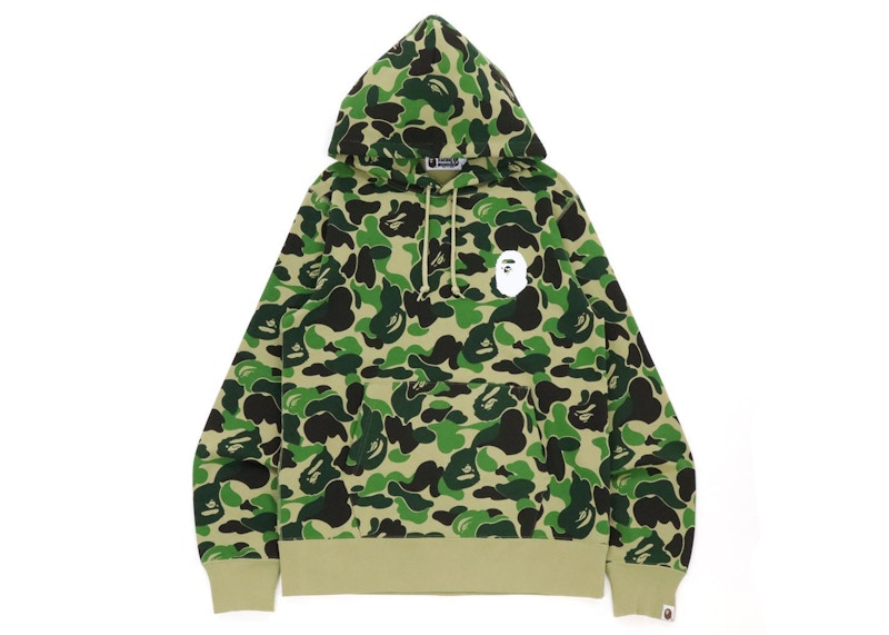 BAPE Big ABC Camo Ape Head Pullover Hoodie Green