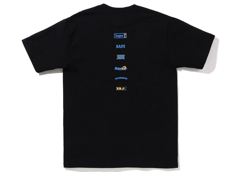 BAPE Big Ape Head Digital Mosaic Tee (FW22) Black Orange