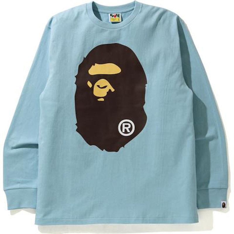 BAPE Big Ape Head L/S Tee Sax