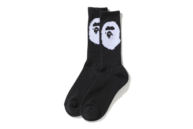 BAPE Big Ape Head Socks Black