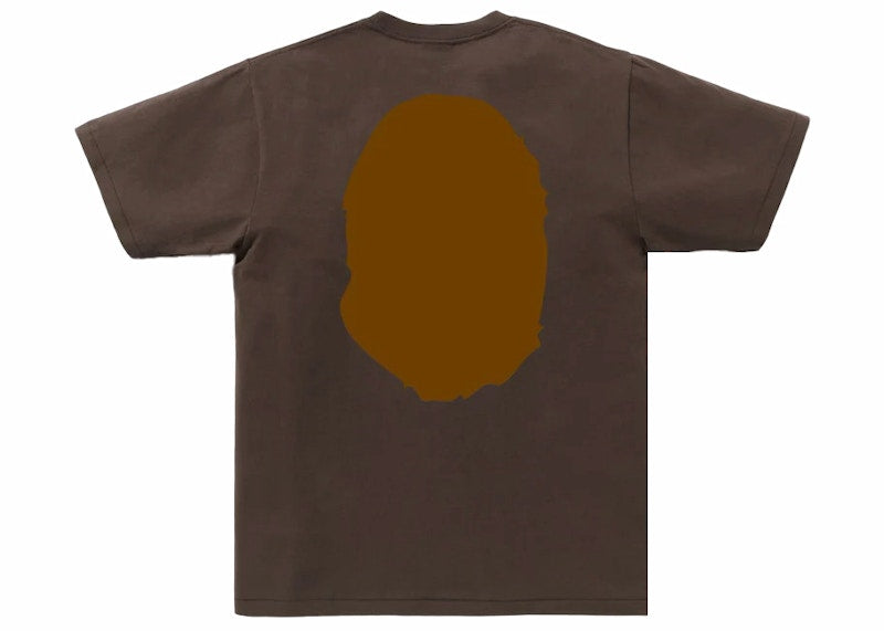 BAPE Big Ape Head Tee Brown