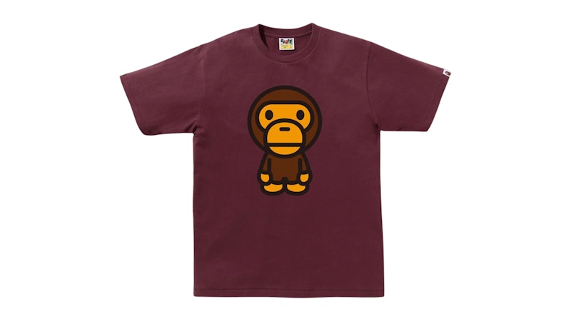 BAPE Big Baby Milo Tee (SS25) Burgundy