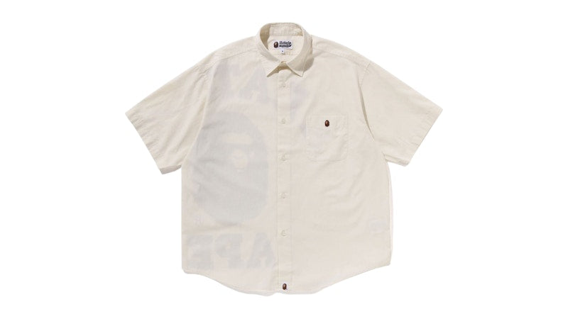 BAPE Big College Shirt White