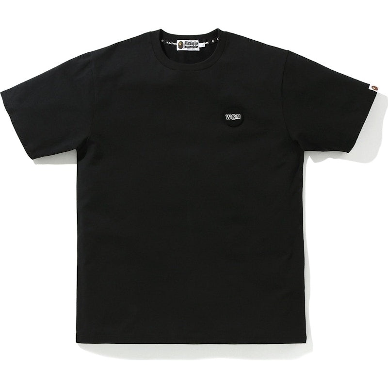 BAPE Big WGM Shark Emblem Wide Tee Black