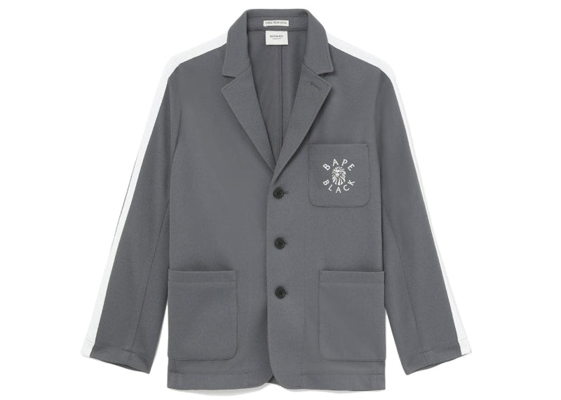 BAPE Black Ape Head Track Blazer Grey