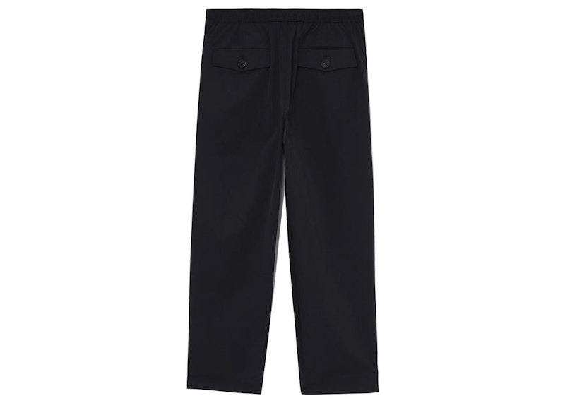 BAPE Black Loose Fit Tapered Easy Pants Black