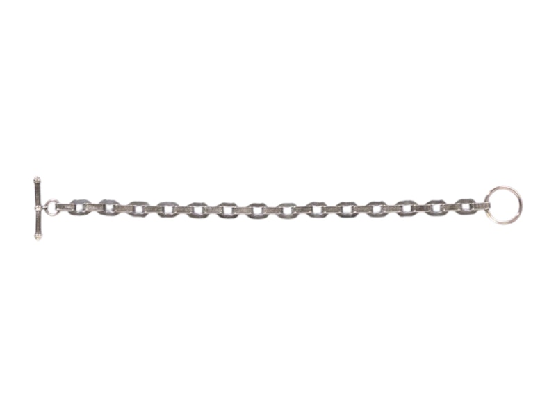 BAPE Black Madface Kashira Bracelet Silver