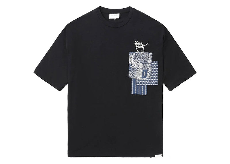 BAPE Black Patchwork Pocket Tee Black