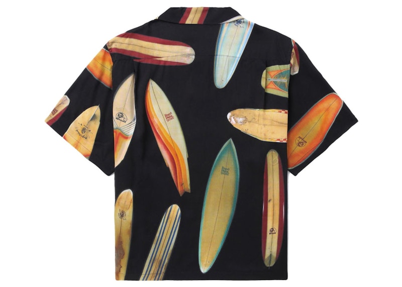 BAPE Black Surf Board S/S Shirt Black