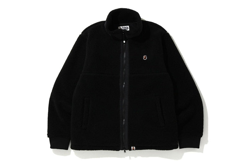 BAPE Boa Ape Head One Point Zip Jacket Black