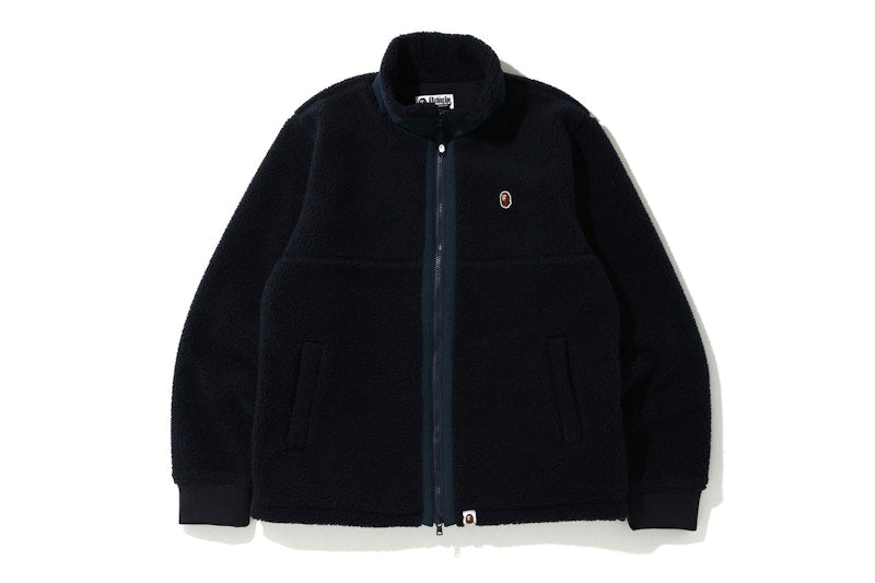 BAPE Boa Ape Head One Point Zip Jacket Navy