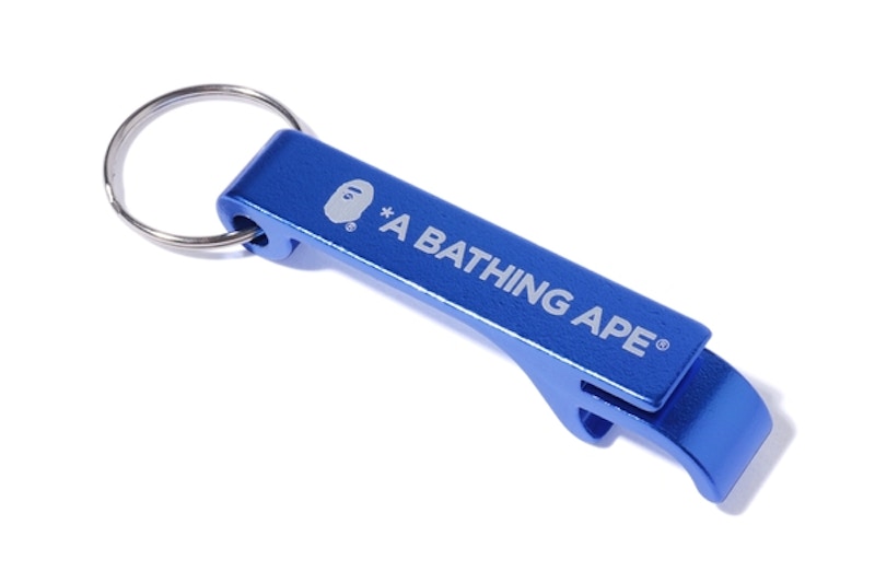 BAPE Bottle Opener Keychain Blue
