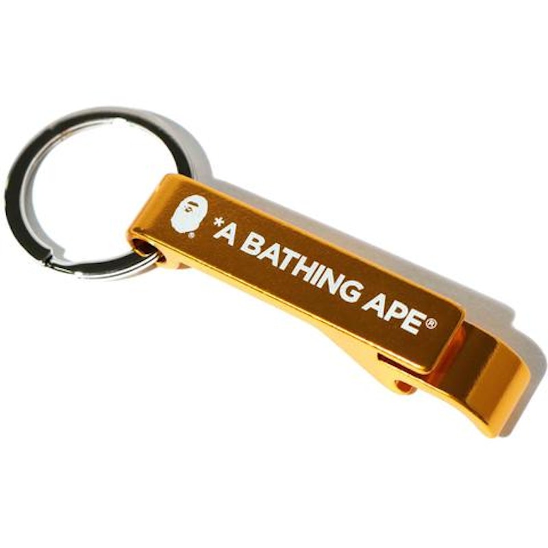 BAPE Bottle Opener Keychain Orange