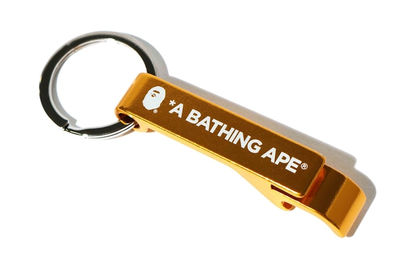 BAPE Bottle Opener Keychain Yellow