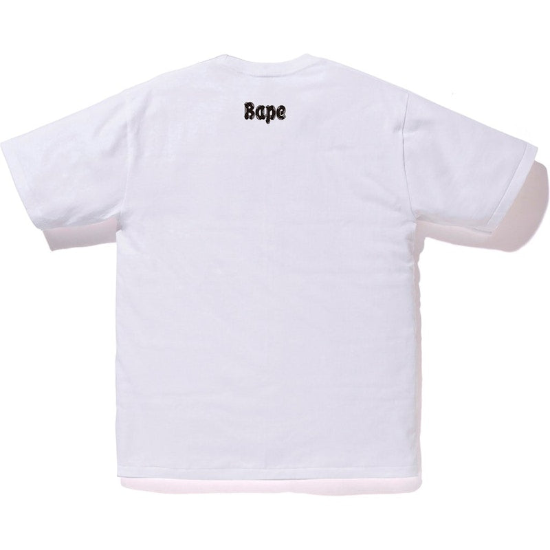 BAPE Brush College Tee White