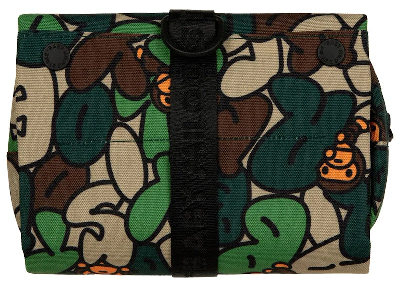 BAPE Bubble Camo Hanging Case Green