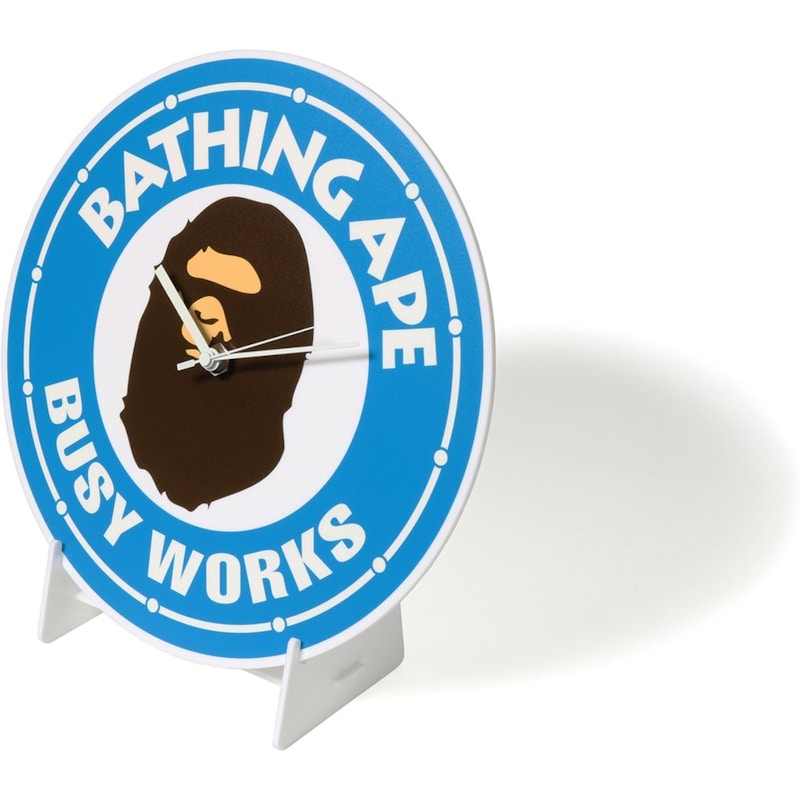 BAPE Busy Works Wall Clock Blue