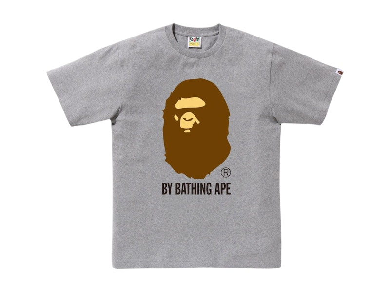 BAPE By Bathing Ape Logo Tee Gray