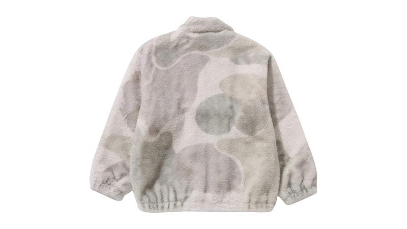 BAPE Camo Fluffy Jacket Ivory