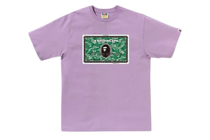 BAPE Card Tee Purple/Green