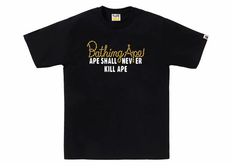 BAPE Champion Logo Tee Black