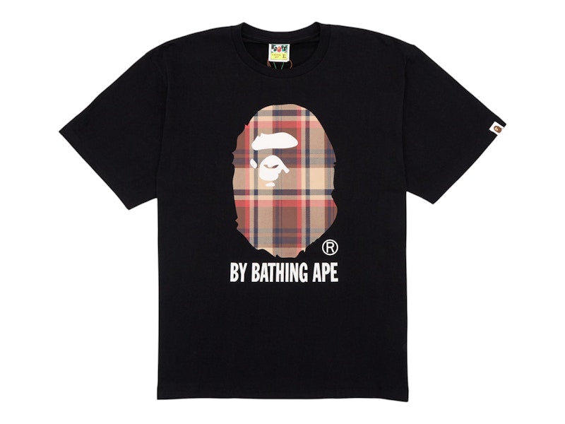 BAPE Check By Bathing Ape Tee Black/Red
