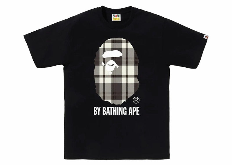 BAPE Check By Bathing Ape Tee Black