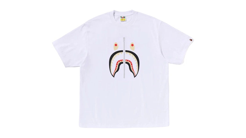 BAPE China Shark Tee White