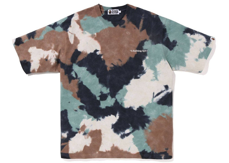 BAPE Chusen Dye Relaxed Fit Tee Brown
