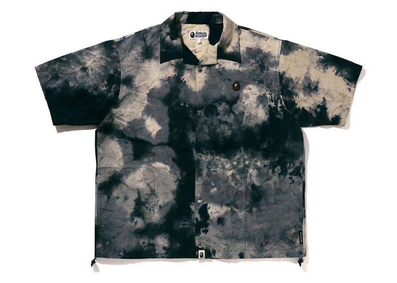 BAPE Chusen One Point Open Collar Shirt Black