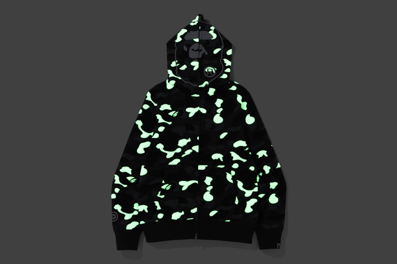 BAPE City Camo 2nd Ape Full Zip Hoodie Black