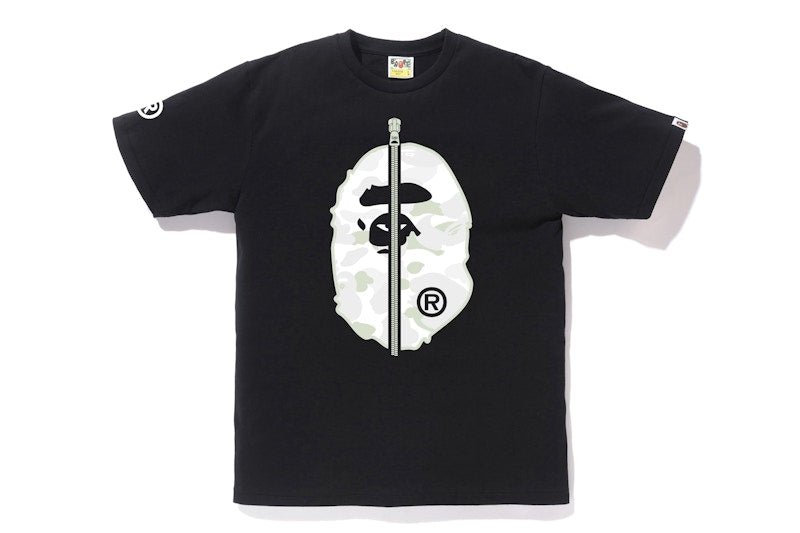 BAPE City Camo 2nd Ape Tee Black/White