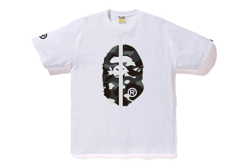 BAPE City Camo 2nd Ape Tee White/Black