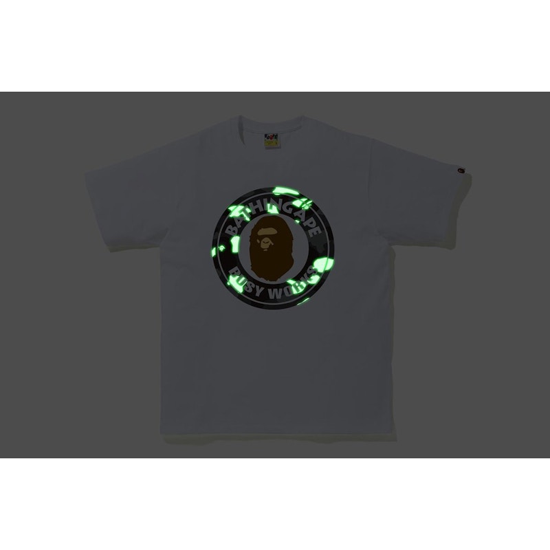 BAPE City Camo Busy Works Tee White
