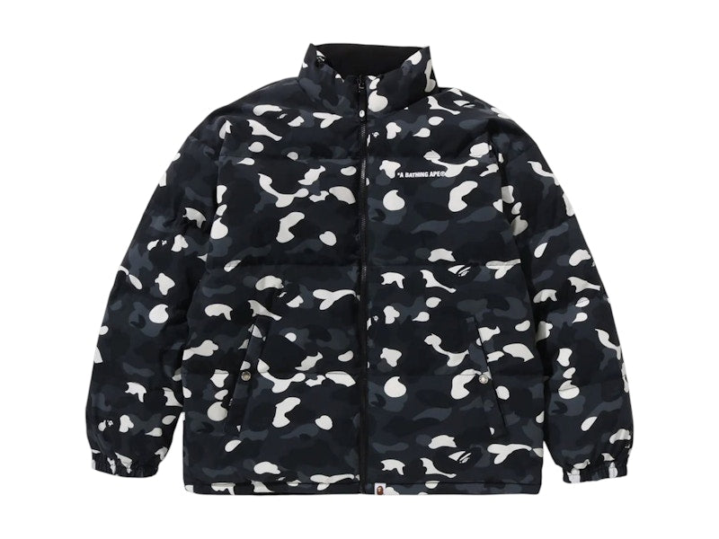 BAPE City Camo Reversible Down Jacket Black