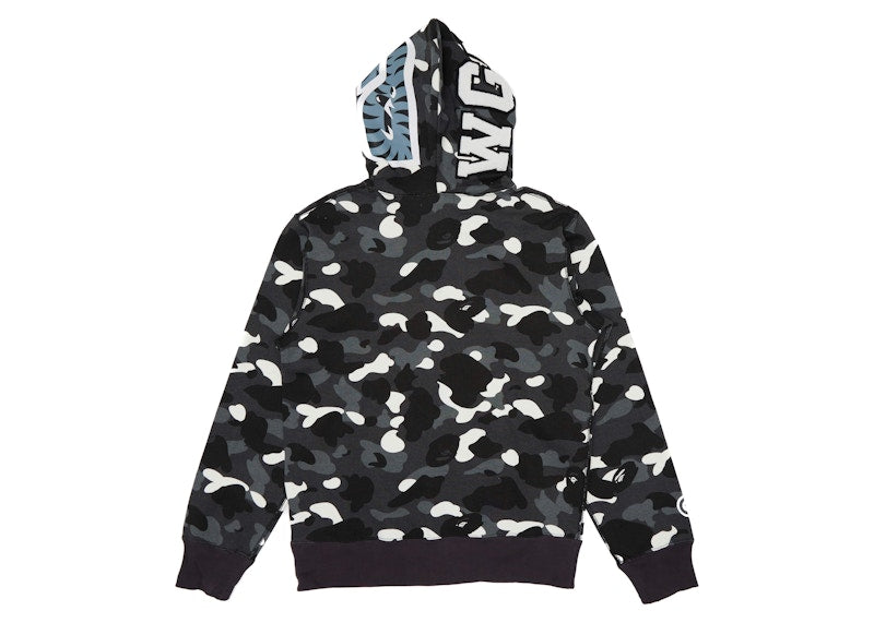 BAPE City Camo Shark WGM Full-Zip Hoodie (SS23) Black