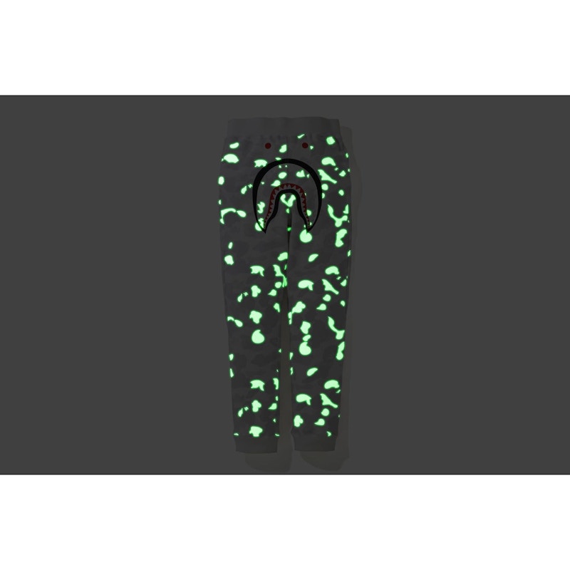 BAPE City Camo Shark Slim Sweatpants White