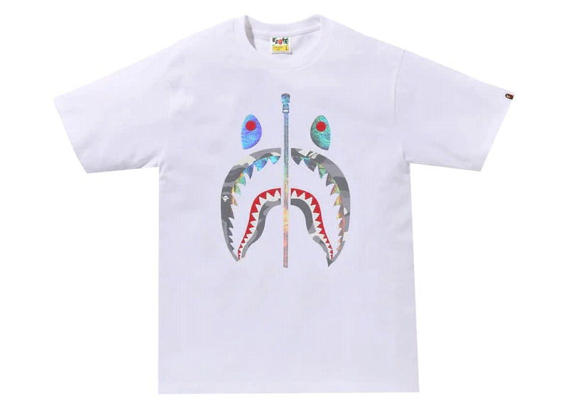 BAPE City Camo Shark Tee (SS24) White/Gray