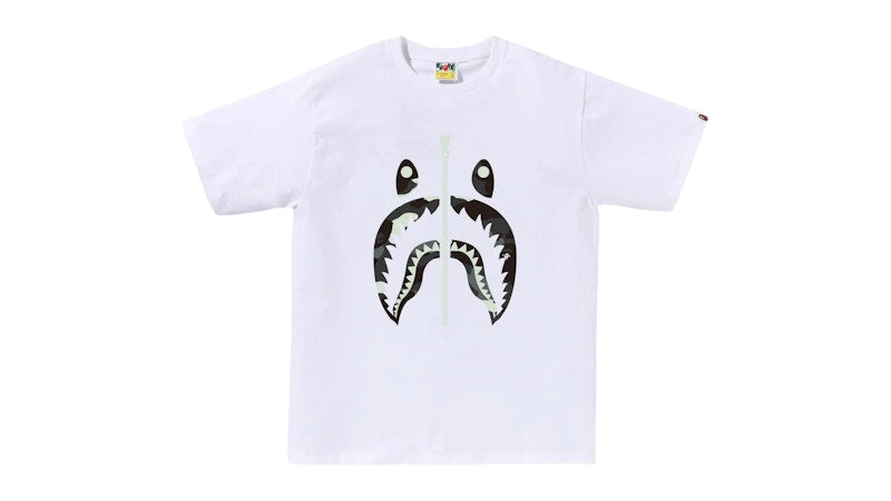 BAPE City Camo Shark Tee (SS25) White