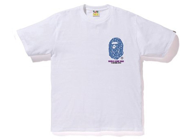 BAPE City Hong Kong Outline Tee White