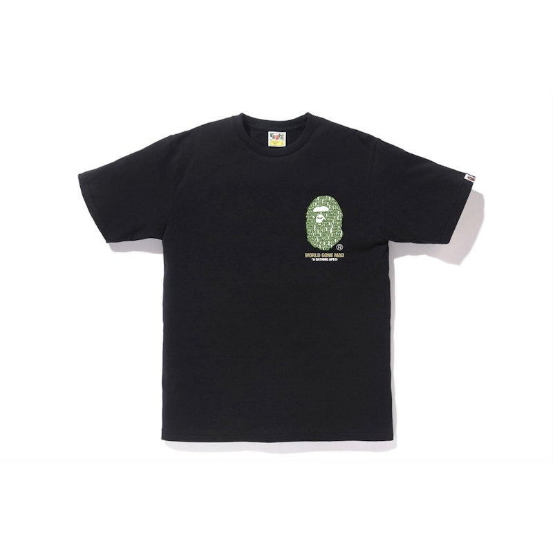 BAPE City Tokyo Big Ape Head Tee Black