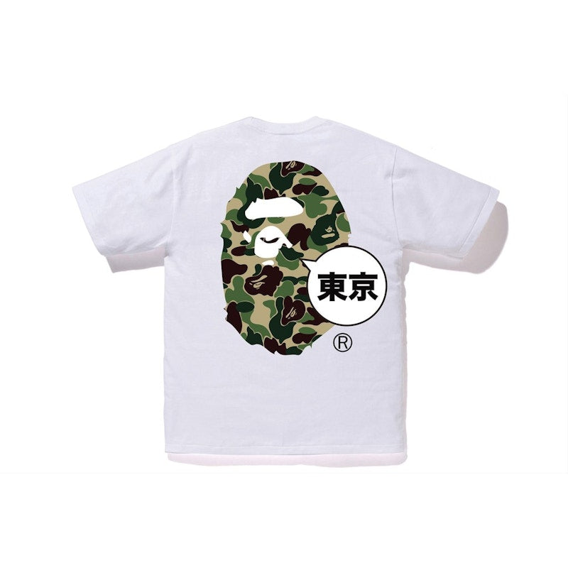 BAPE City Tokyo Big Ape Head Tee White