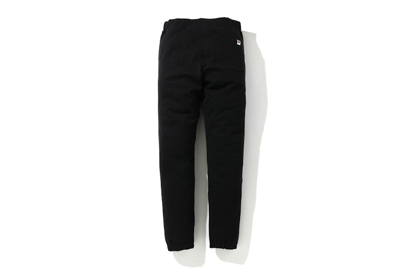 BAPE Classic College Slim Sweat Pants Black