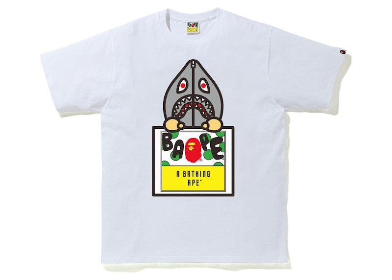 BAPE Classic Milo Shark #3 Tee White