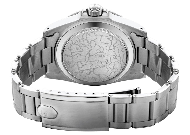 BAPE Classic Type 1 BAPEX Watch (SS21) Silver