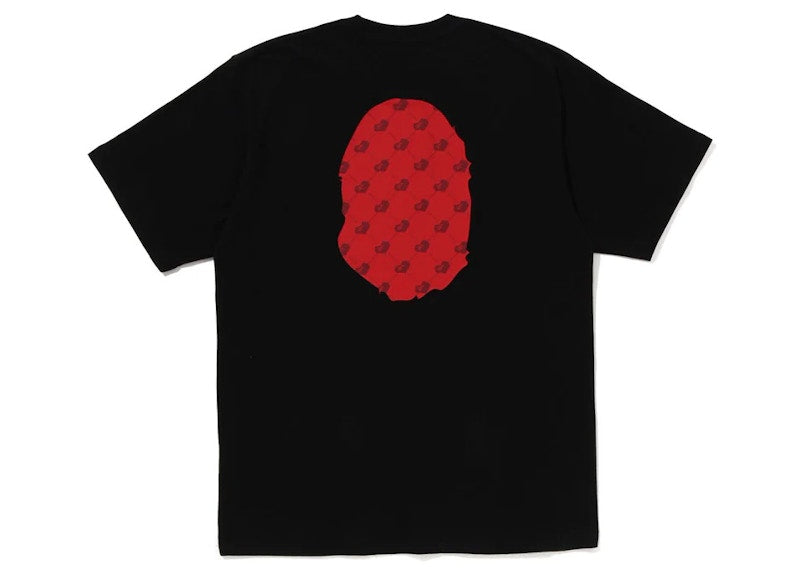 BAPE Cloud Head Monogram Big Ape Head Tee Black