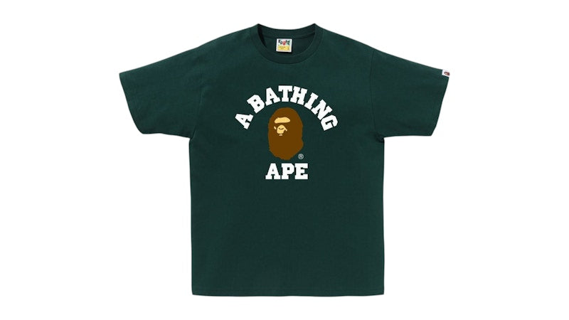 BAPE College 1J30-110-001 Tee (FW25) Green